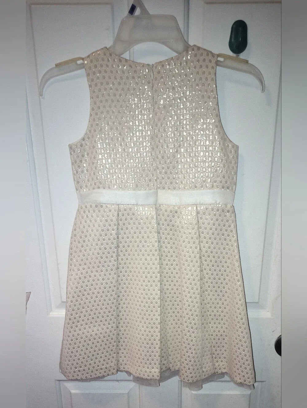 🆕Gymboree Metallic Gold Brocade A-line Formal Party Dress Girl's Sz 8 NWOT